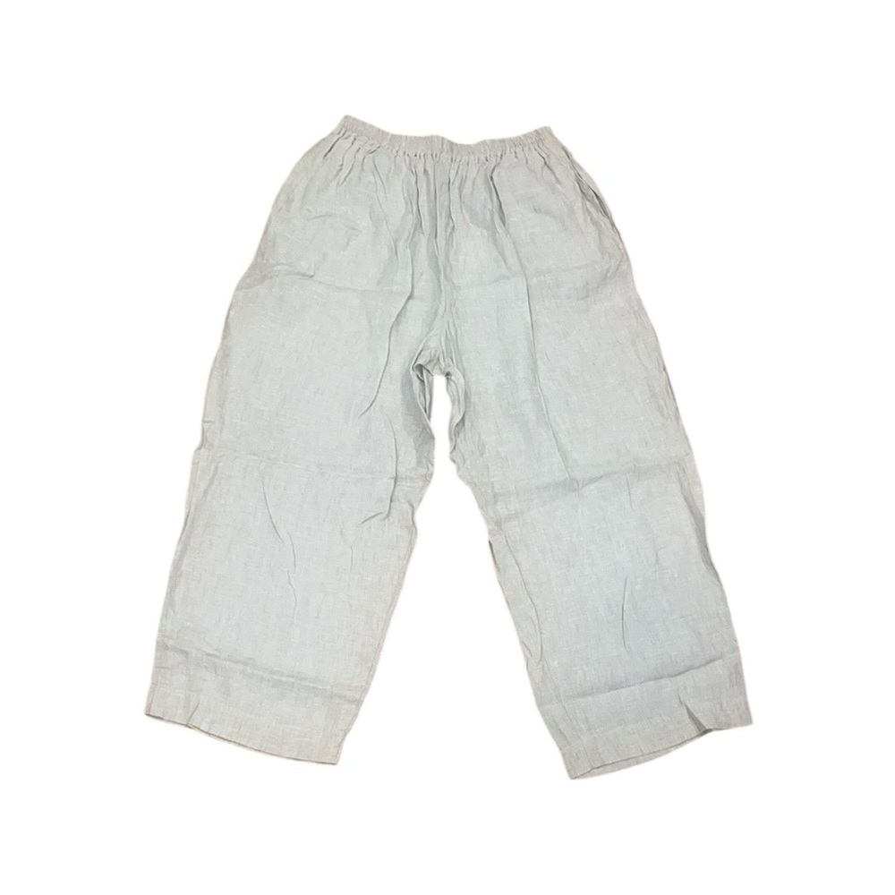 Eskandar beige linen pants